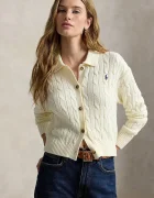 Polo Ralph Lauren cardigan pentru femei din bumbac