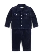 Polo Ralph Lauren compleu pentru bebeluși din catifea reiată