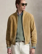 Polo Ralph Lauren geacă de tranziție pentru bărbați din piele întoarsă