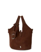 Polo Ralph Lauren geantă pentru femei din piele întoarsă