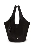 Polo Ralph Lauren geantă shopper pentru femei din piele întoarsă