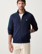 Polo Ralph Lauren hanorac cu fermoar pentru bărbați cu bumbac