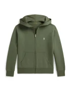 Polo Ralph Lauren hanorac cu fermoar pentru copii cu bumbac