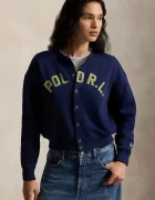 Polo Ralph Lauren hanorac cu fermoar pentru femei cu bumbac