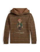 Polo Ralph Lauren hanorac cu glugă pentru copii cu bumbac