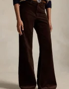 Polo Ralph Lauren pantaloni evazați flare pentru femei cu bumbac