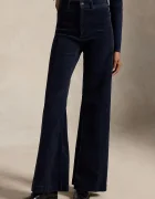 Polo Ralph Lauren pantaloni evazați flare pentru femei cu bumbac