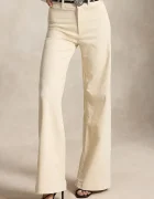 Polo Ralph Lauren pantaloni evazați flare pentru femei cu bumbac