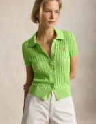 Polo Ralph Lauren Pulover cu mânecă scurtă de femei din bumbac