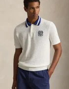 Polo Ralph Lauren pulover cu mânecă scurtă pentru bărbați din bumbac Wimbledon