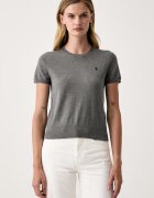 Polo Ralph Lauren pulover cu mânecă scurtă pentru femei cu bumbac