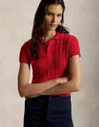 Polo Ralph Lauren pulover cu mânecă scurtă pentru femei din bumbac