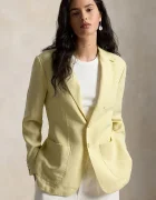 Polo Ralph Lauren sacou cu un singur rând de nasturi pentru femei din in