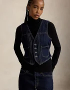 Polo Ralph Lauren vestă pentru femei din denim