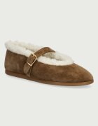 Posa balerini din piele întoarsă St. Moritz Ballet Flats