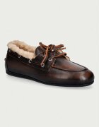 Posa loafers slip-on pentru femei din piele Boat Loafer