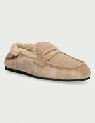 Posa mocasini pentru femei din piele întoarsă Penny Loafer