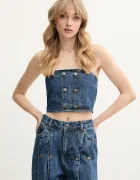 ROTATE top din denim