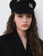RUSLAN BAGINSKIY beretă cu cozoroc pentru femei din lână Baker Boy Cap