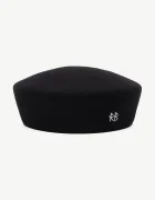 RUSLAN BAGINSKIY căciulă de damă din lână Wool Felt Pillbox Hat