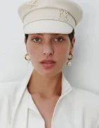 RUSLAN BAGINSKIY căciulă pentru femei din bumbac Baker Boy Cap