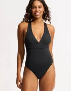 Seafolly costum de baie dintr-o singură piesă pentru femei Cross Back