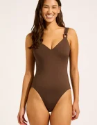 Seafolly costum de baie dintr-o singură piesă pentru femei DD