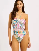 Seafolly costum de baie dintr-o singură piesă pentru femei DD "U" Tube