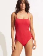 Seafolly costum de baie dintr-o singură piesă pentru femei Drawstring Side