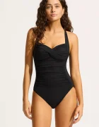 Seafolly costum de baie dintr-o singură piesă pentru femei Twist Halter