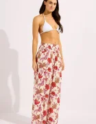 Seafolly pantaloni de plajă pentru femei Shirred Waist Wrap