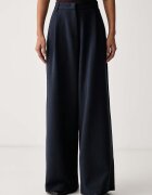 sessun pantaloni wide leg pentru femei cu vâscoză