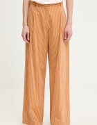 sessun pantaloni wide leg pentru femei din bumbac