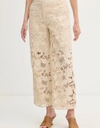 Sisley pantaloni straight pentru femei din bumbac