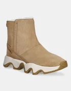 Sorel cizme de zăpadă din piele întoarsă KINETIC IMPACT SHORT BOOT