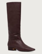 Steve Madden cizme cu toc pentru femei din piele Gwyneth