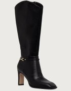 Steve Madden cizme cu toc pentru femei din piele Shield