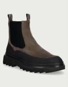 Steve Madden ghete scurte pentru bărbați din piele întoarsă Rockland