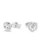 Swarovski butoni de manșetă pentru bărbați din metal cu cristal UNA