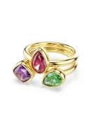 Swarovski inel pentru femei placat cu aur zirconiu cubic IMBER