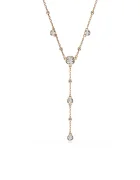 Swarovski lănțișor pentru femei placat cu aur zirconiu cubic IMBER