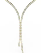 Swarovski lănțișor pentru femei placat cu aur zirconiu cubic MATRIX