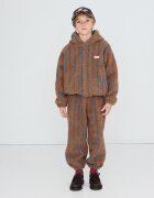 Tinycottons hanorac cu fermoar și glugă pentru copii din polar LINES SHERPA HOODIE