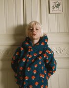 Tinycottons hanorac cu fermoar și glugă pentru copii din polar TINY MUSHROOMS SHERPA HOODIE