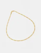 Tom Wood colier placat cu aur Bo Chain Medium Gold