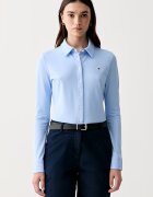 Tommy Hilfiger cămașă pentru femei din bumbac cu elastan