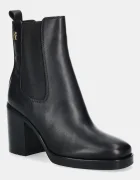 Tommy Hilfiger cizme de piele SQUARE TOE CHELSEA HIGH BLOCK HL