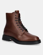 Tommy Hilfiger cizme înalte din piele HILFIGER COMFORT LWT LTH BOOT