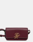 Tommy Hilfiger geantă poștaș pentru femei din piele