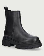 Tommy Hilfiger ghete scurte cu platformă pentru femei din piele LEATHER CHUNKY CHELSEA BOOT